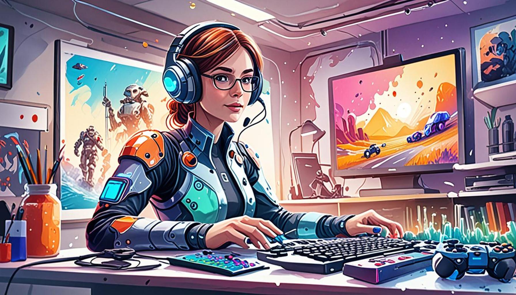 ゲームの未来：人工知能がゲーム開発業界に新しい職を生み出す方法