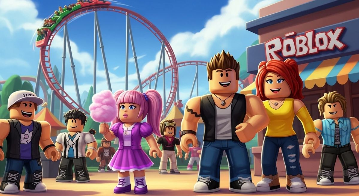 A comunidade Roblox é cheia de criatividade e interação?>